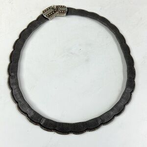 Longaberger So Rachel Scallop Mesh Collar Necklace Choker